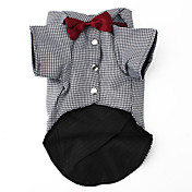 pethingtm [xmassale] chemise de style de papillon à puce pour les chiens (XS-XL)