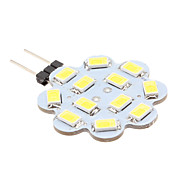 G4 6 W 12 SMD 5630 560 LM Natural White Bi-pin Lights DC 12 V