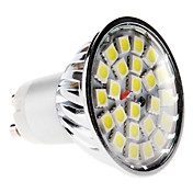 GU10 5W 24x5050 SMD 380-420LM 6000-6500K Natural White Light LED Spot Bulb (220-240V)