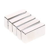 5-Pack Super-Strong Rare-Earth RE Magnets (20x10x5mm)