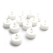 White Light LED Candle Lights Set (12-Pack)