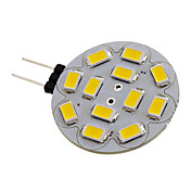 G4 2.5W 12x5730SMD 260LM Warm White Light LED Spot Bulb (12V)