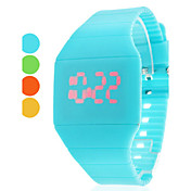 Women's Watch Fashion Touch Screen Red LED Digital Candy Color