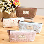 Textile Rural Flower Pencil Bag(Random Colors)