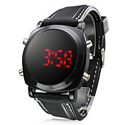  Montre Digitale LED Rouge 