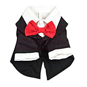 [XmasSale]Motif élégant costume de raie d'affaires avec Bowtie pour les chiens (XS-XL)