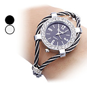 Stylish Women's Steel Analog Quartz Bracelet Watch (Assorted Colors)