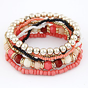 Women's Bohemian Style Multi-row Beaded Bracelet(Assorted Colors)