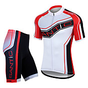 100% Polyester VTT de costumes de recyclage de Santic Hommes (T-shirt + pantalon)