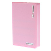 Wallet Style 12000mAh Dual USB Power Bank with Adapters Set for iPhone/Sumsang/Nokia and Others (30pin,5V 1A/2A,42cm)