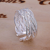 Weave Knot Pattern Adjustable Ring