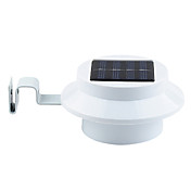 Outdoor Solar Powered 3 LED Garden Gutter Wall Fence Lobby Light Lamp