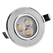 4W 3-LED High-Power 240LM 3000K Warm White Light LED Ceiling Bulb (220-240V)