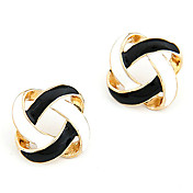 Women's Korean Simple Yarn Ball Earrings E27