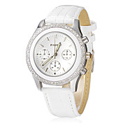 Women's Diamante Dial Alloy Band Quartz Analog Wrist Watch (Assorted Colors)