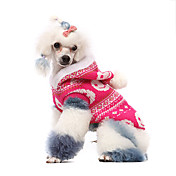 Beau visage souriant Imprimer chandail chaud avec Sweat pour Animaux Chiens (Assorted Sizes)