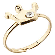 Style de la Corée Couronne Anneau réglable