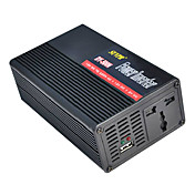 Power Inverter avec USB allume-cigare 500W DC 12V à 220V AC Onde sinusoïdale modifiée