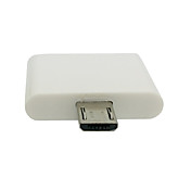 Dock 30Pin iphone 4s ipad Female to Micro USB 2.0 Male Adapter for Samsung Galaxy Note2 N7100 S4 i9500