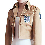 Attaque sur Titan Shingeki pas Veste Kyojin Eren Jager Scoutisme Corps Cosplay