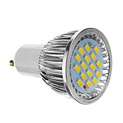 GU10 6W 16x5730SMD 640LM 6500K Cool White Light LED Spot Blub (85-265V)