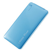 5000mAh Battery Bank Blue Device mobile