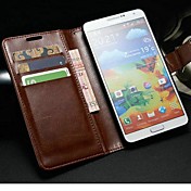 Luxury Wallet Cover with Card Holder with Stand Case for Galaxy Note 3 N9000 