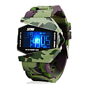 Men's Watch Camouflage Military Stealth Aircraft LED Multi-Function