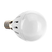 E14 G45 3W 12x2835SMD 300LM 6500K fraîche ampoule blanche LED Globe (220-240V)
