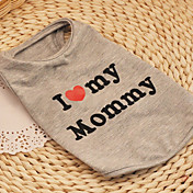 j'aime mon gilet en coton maman pour chiens (XS-XXL)
