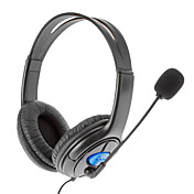 [XmasSale]Haute Qualité bilatérale Big écouteurs pour PS4 (Noir + Bleu)