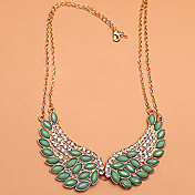 Angel Wings Crystal Collar Necklace