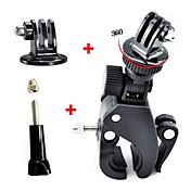 Fast Clip Release Bike Handbar Mount Dia 17-35MM Bar + Tripod Mount Adapter + Long Screw with Cap for GoPro HERO 