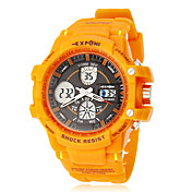 Unisex Multi-Function Analog-Digital Rubber Band Outdoor Sports Wrist Watch (Assorted Colors)