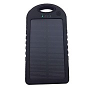 5000mAh High-performance Super Dustproof Shockproof Waterproof and Solar Charger External Battery