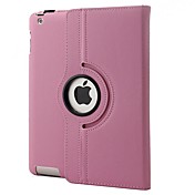 360 Degree Rotating Swivel Stand  PU Leather Case Smart Case Cover   for iPad 2/3/4