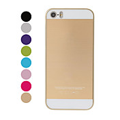 Brushed Metal Patchwork Pattern Plastic Hard Case for iPhone 5/5S