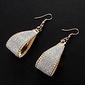 European Style Arc-shaped Drop Alloy Earrings(Gold,Silver)(1 Pair)