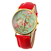 Women's Watch Fashion Flower Pattern