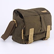 CADEN Camera Bag une épaule Toile Sac étanche pour Sony NEX-7/NEX-6 Canon EOS-M2 - café noir