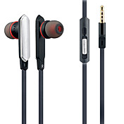 BYZ S1000 Flat Cable casque In-Ear avec micro et télécommande