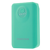 8400mAh multi-sortie batterie externe avec lampe de poche pour appareil mobile (Bleu)