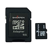 SHARPEN MicroSD / TF Mémoire Flash Smart Card 30Mb / S Class 10 8GB avec adaptateur SD-Noir