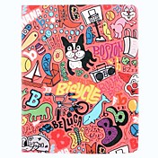  Motif de chien de bande cuir PU complet du corps avec support pour iPad 2/3/4