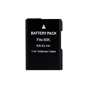 Camera Battery EN-EL14 for Nikon D3100 D5100 D3200 P7000 P7100 (7.4V 1030mAh) 