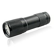 Hunterseyes 9 LEDs UV 395-400NM  UV Flashlight Black (3AAA)