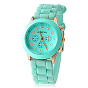 Women's Watch Fashion Silicone Strap 