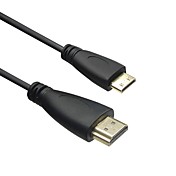 LWM™ Premium Mini HDMI Male to HDMI Male Cable 5Ft 1.5M V1.4 1080P 3D HDTV Camera Camcorder