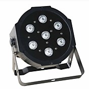 Reallink ®  RGB DMX  7 Led  Business Stage Lights Flat Par High Power Light Professional for Party KTV Disco DJ EU