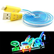 [XmasSale]souriant coule câble de courant à 8 broches chargeur de pomme avec led pour iphone iphone 6 6 plus iphone 5/5 s / 5c ipad mini-ipad 4